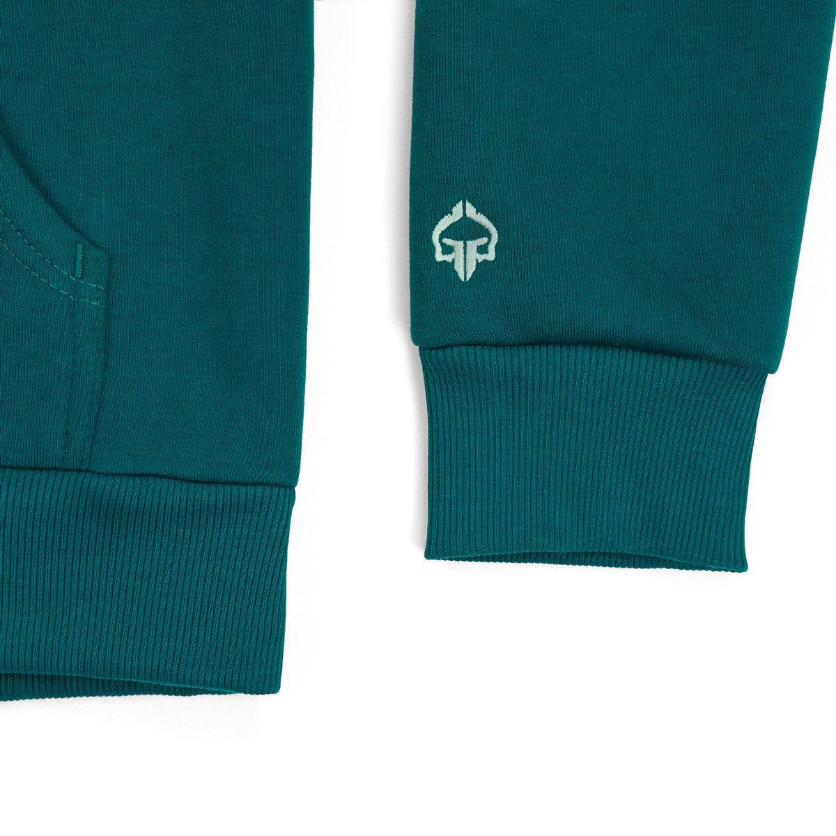 Hanorac cu glugă Round (Verde)