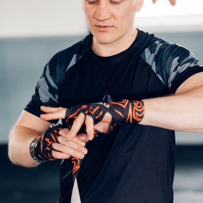 Bandaje/feșe de box, 4 m Flames