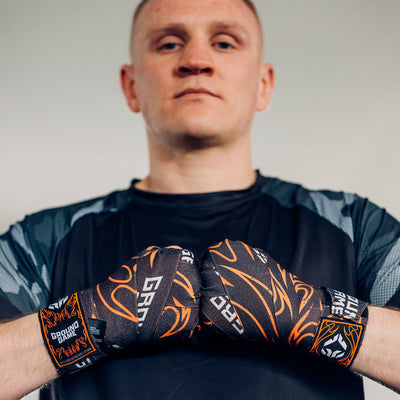 Bandaje/feșe de box, 4 m Flames