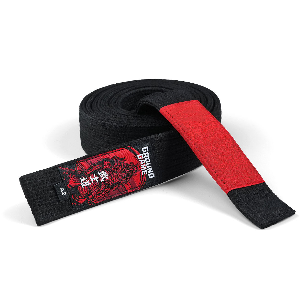 Premium-BJJ-Gürtel Schwarz