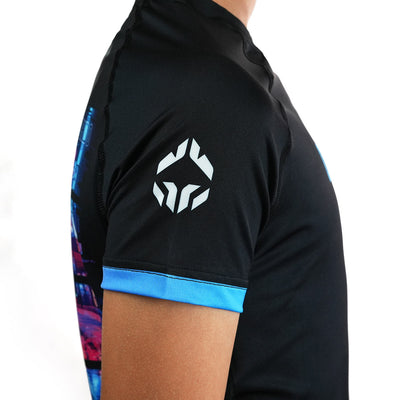 Dětský rashguard Cyber Samurai s krátkým rukávem