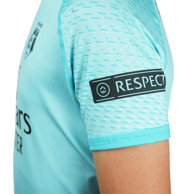 Rashguard pentru copii FC Armbar cu mânecă scurtă (Mentă)